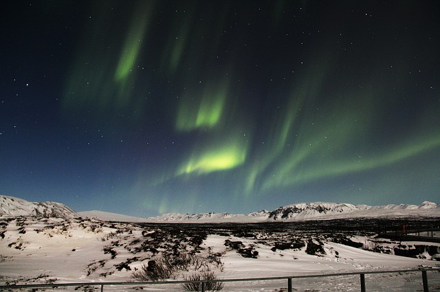 Sarki fény Reykjavikban